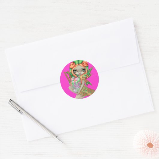 "Rainbow Sherbet Fairy" Sticker (Envelop)
