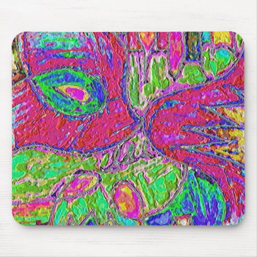 Rainbow Sherbet Foiled Mousepad Muismat (Voorkant)
