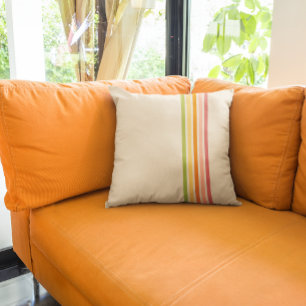 Rainbow Sherbet Gestreepte  Stijl Kussen