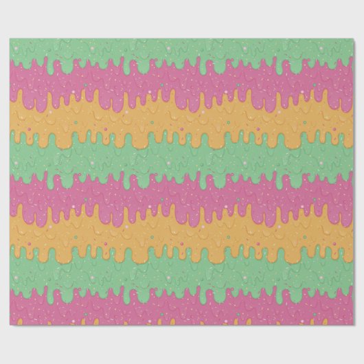 Rainbow Sherbet Ice Cream Cadeaupapier (Vlak)