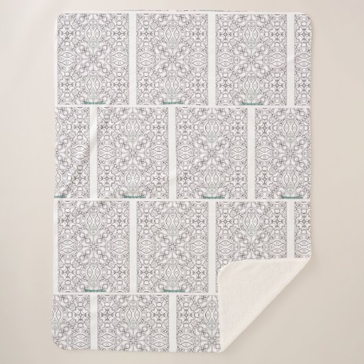 Rainbow Sherpa Blanket Deken (Voorkant)