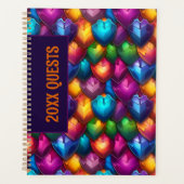 Rainbow Shields MMORPG thema Planner (Voorkant)