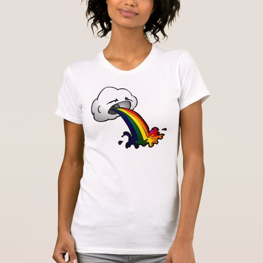 Rainbow-Shirt - Funny Cloud T-shirt (Voorkant)