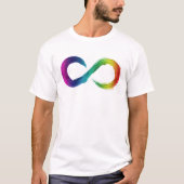 Rainbow-Shirt Neurodiversity T-shirt (Voorkant)
