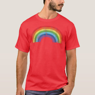 Rainbow Shirt  Retro 80's Style Women Mannen G