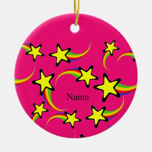 Rainbow Shooghars Thunder_Cove Keramisch Ornament (Voorkant)