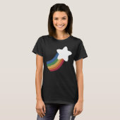 Rainbow Shooting Star T-shirt (Voorkant volledig)