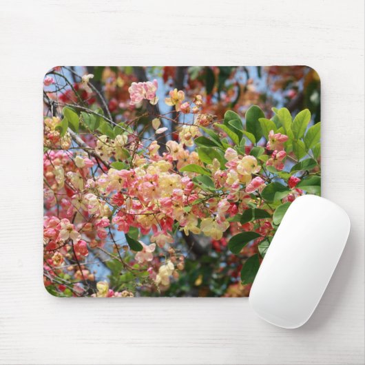 Rainbow Shower Tree Mousepad Muismat (Met muis)