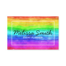 Rainbow Simple Designed Business Card