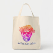 Rainbow Skull Canvas tas (Voorkant)