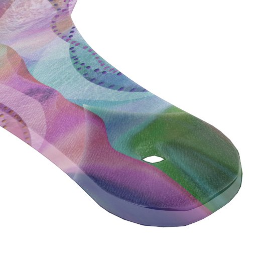 Rainbow Skull Couple Snijplank (Hoek)