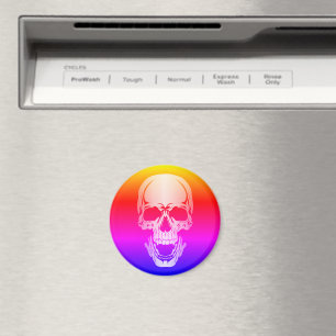 Rainbow Skull Keukenmagneet Magneet