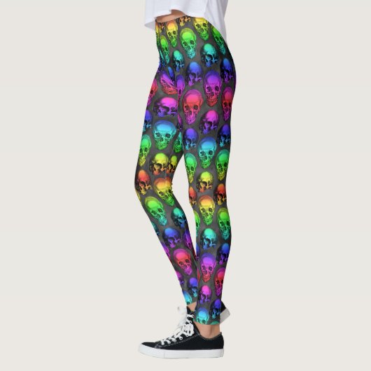 RAINBOW SKULL LEGGINGS (Links)