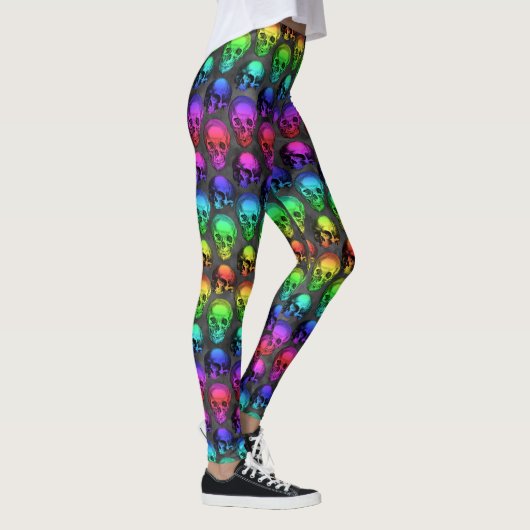 RAINBOW SKULL LEGGINGS (Rechts)