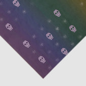 Rainbow Skulls Weefselpapier Tissuepapier (Detail)