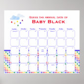 Rainbow Sky Baby shower raadt het Poster Vervaldat (Voorkant)