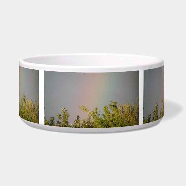 Rainbow Sky Dog Bowl Voerbakje (Voorkant)
