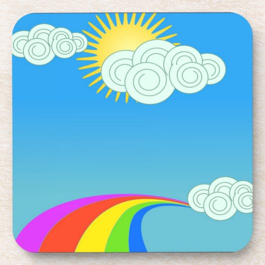RAINBOW SKY DRANKJES ONDERZETTER (Voorkant)
