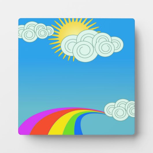 RAINBOW SKY FOTOPLAAT (Voorkant)
