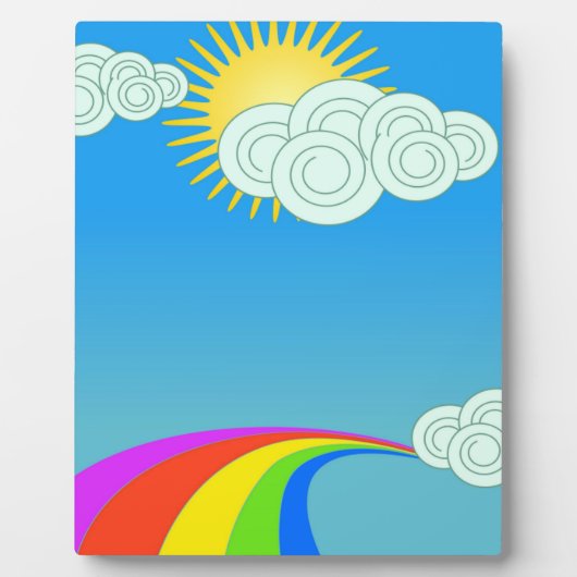 RAINBOW SKY FOTOPLAAT (Voorkant)