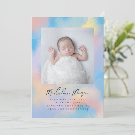 Rainbow Sky Kaart (Staand voorkant)