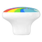 RAINBOW SKY KERAMISCHE KNOP (Zijkant)