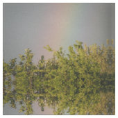 Rainbow Sky Pattered Craft Fabric Stof (Close Up)