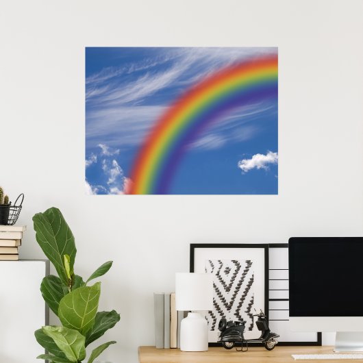 Rainbow Sky Poster (Thuiskantoor)