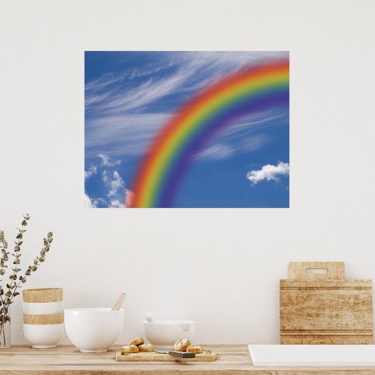 Rainbow Sky Poster (Keuken)