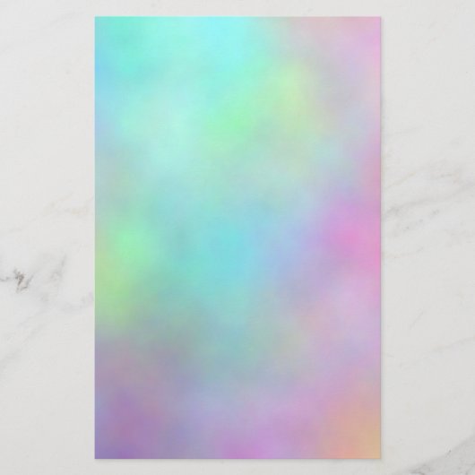 Rainbow Sky Stationery Briefpapier (Voorkant)