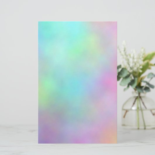 Rainbow Sky Stationery Briefpapier (Staand voorkant)