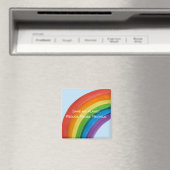 RAINBOW Sla mijn planeet (aanpasbaar) Magneet (Insitu (Vaatwasser))