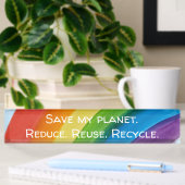 RAINBOW Sla mijn planeet (aanpasbaar) Naambordje