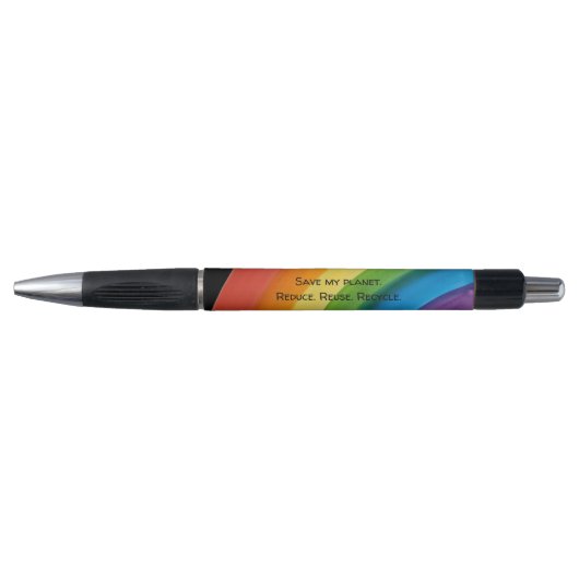 RAINBOW Sla mijn planeet (aanpasbaar) Pen (Voorkant)