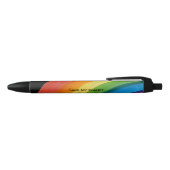 RAINBOW Sla mijn planeet (aanpasbaar) Zwarte Inkt Pen (Bovenkant)