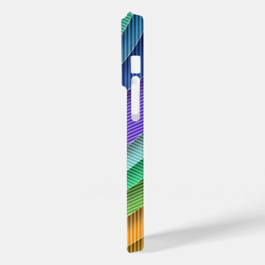 Rainbow Slice Pattern Boho Case-Mate iPhone Case (Achterkant / Links)