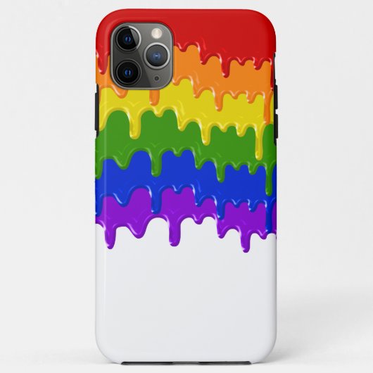 Rainbow Slime Paint Drijft kleurig Case-Mate iPhone Case (Achterkant)