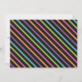 Rainbow Slumber Party Sluepover Foto Birthday Kaart (Achterkant)