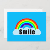 RAINBOW - Smile Briefkaart (Voorkant / Achterkant)