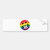 Rainbow Smile Bumpersticker (Voorkant)