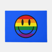 Rainbow Smiley Face Deurmat (Voorkant)