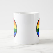 Rainbow Smiley Face Grote Koffiekop (Voorkant)