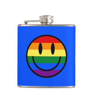 Rainbow Smiley Face Heupfles