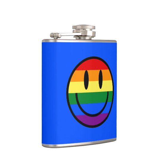 Rainbow Smiley Face Heupfles (Rechts)