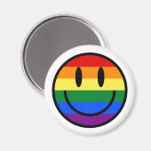 Rainbow Smiley Face Magneet (Voorkant / Achterkant)