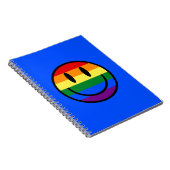 Rainbow Smiley Face Notitieboek (Rechterzijde)