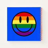 Rainbow Smiley Face Notitieboek (Achterkant)