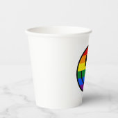 Rainbow Smiley Face Papieren Bekers (Voorkant)