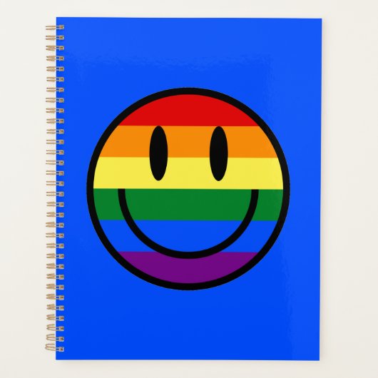 Rainbow Smiley Face Planner (Voorkant)
