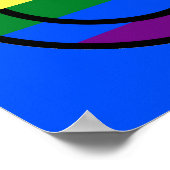 Rainbow Smiley Face Poster (Hoek)